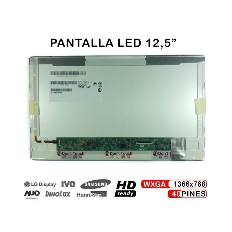 PANTALLA PORTÁTIL LED 12.5 B125XW02