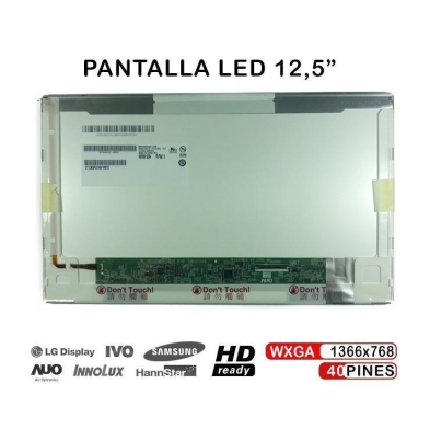 Schermo Led Portatile 12,5 B125xw02