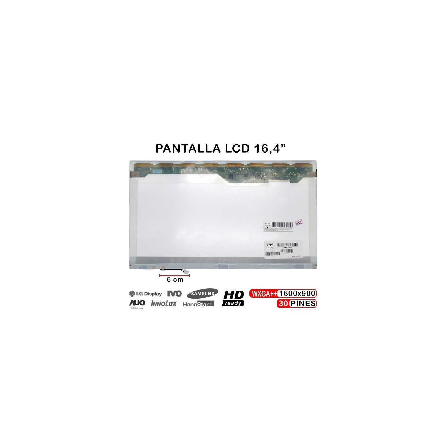 PANTALLA 16.4 CCFL LCD LQ164D1LD4A LP164WD1TLA1
