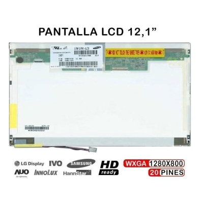Schermo LED portatile 12,1" LTN121W1-L03 - B121EW03 V.7