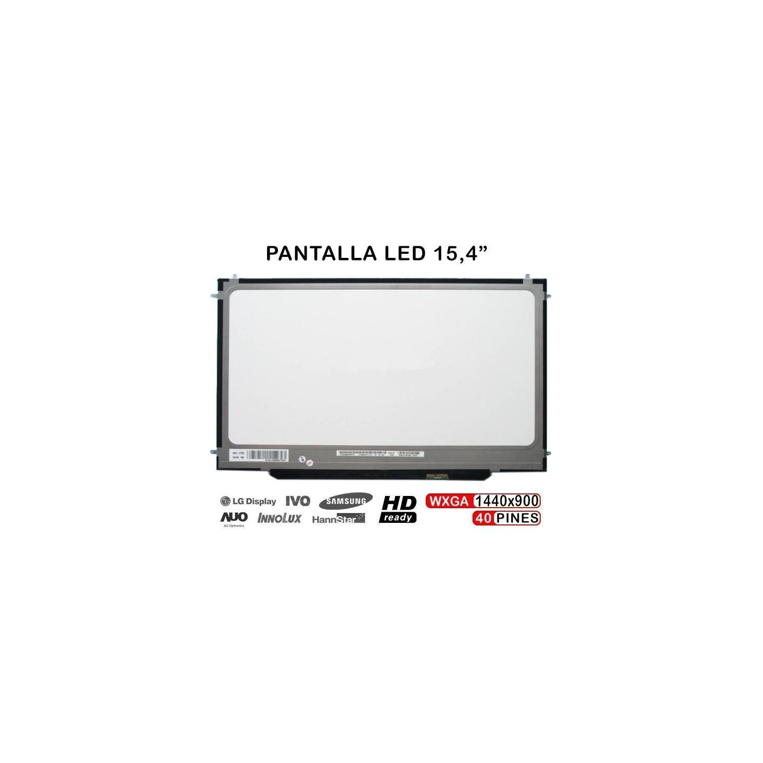 PANTALLA LED PARA APPLE MACBOOK PRO A1286  N154C6-L04 LP154WP3 LP154WP4 TLA1