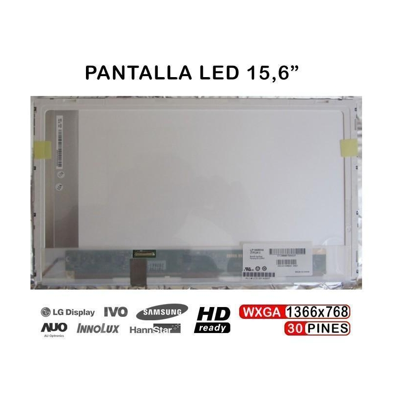 PANTALLA PORTÁTIL PARA SAMSUNG LTN156AT08 LCD 15.6" HD LED 30PIN EDP