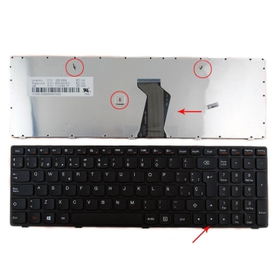 Tastiera Lenovo G500, G505, G510 Nera