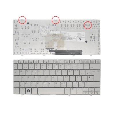 Tastiera portatile HP Mini Note 2133 - 482280-071 Argento