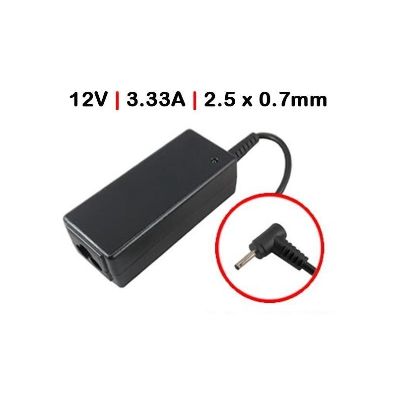 Caricabatterie portatile Samsung XE500T1C | 12V 3,33A 2,5x0,7mm
