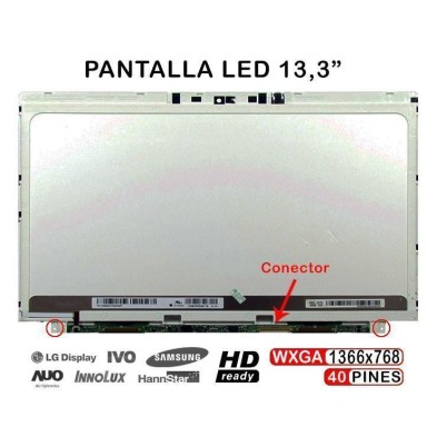 PANTALLA PARA PORTÁTIL LED 13.3" LP133WH5 (TS) (A1)