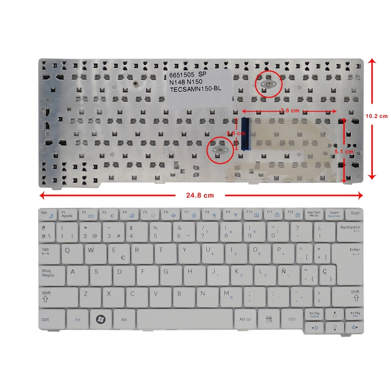Tastiera Samsung Nb30, N128, N140, N148, N150