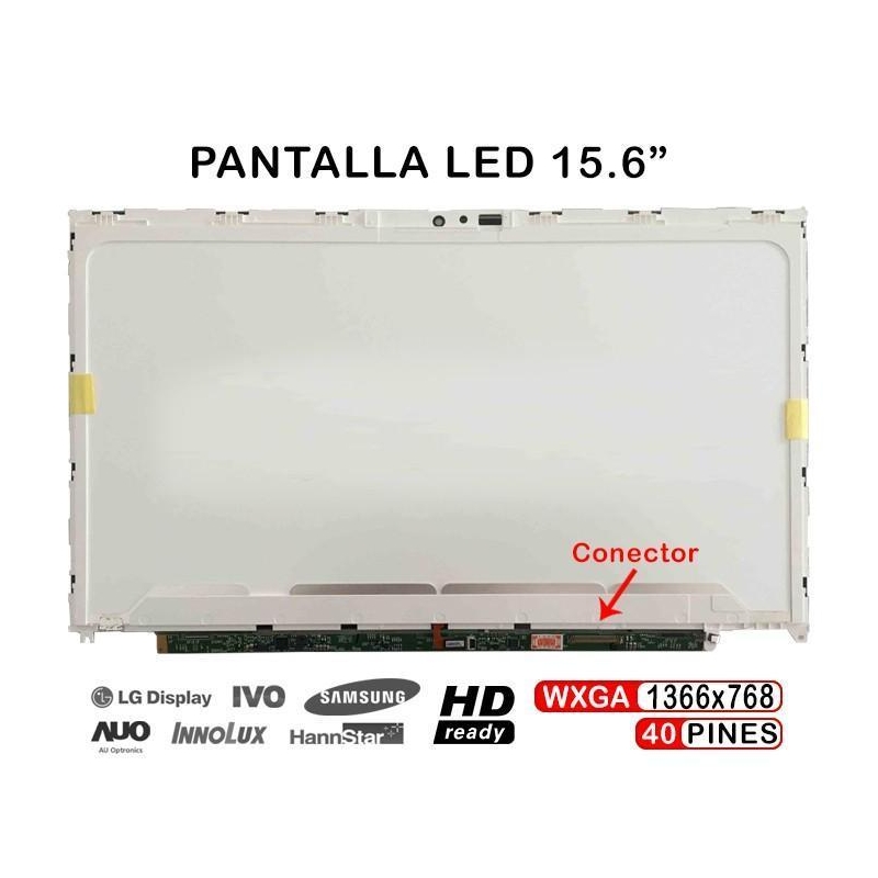 PANTALLA PARA PORTÁTIL 15.6" LED LG F2156WH5-A20GA0-A LP156WH5