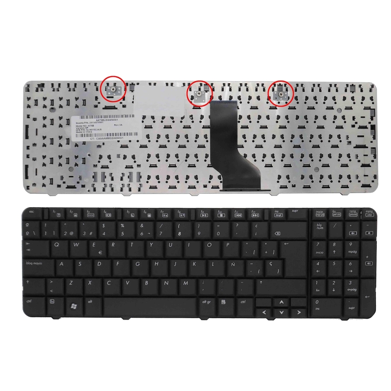 TECLADO PARA PORTÁTIL HP COMPAQ CQ60-136ES 496771-071