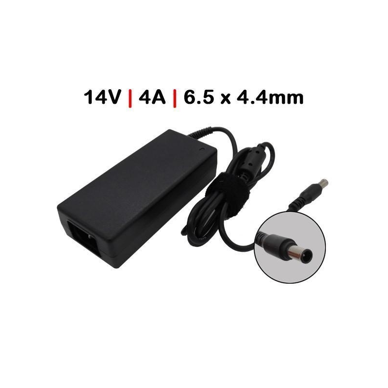 Caricabatterie per monitor 14V 4A 6,5 X 4,4MM 56W, 14V 4A 6,5 X 4,4MM 56W