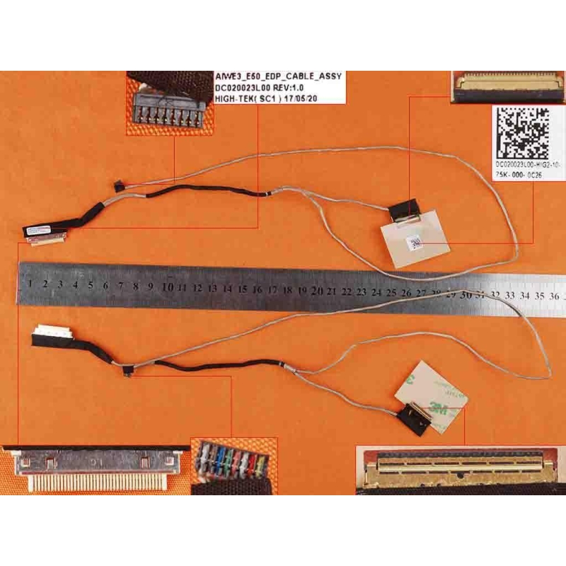 CABLE FLEX PARA PORTÁTIL LENOVO E50-30 E50-45 E50-70 E50-80 30PIN DC020023L00 AIWE3 EDP