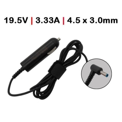 CARGADOR PARA COCHE 19.5V 3.33A 4.0 x 3.0MM 65W