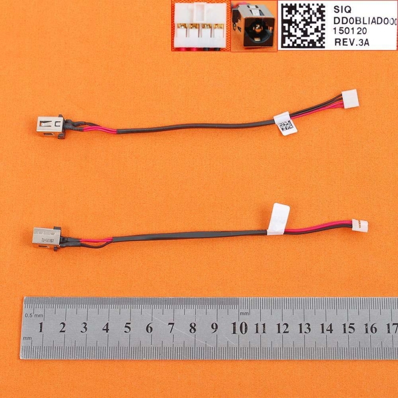 CONECTOR DC JACK PARA PORTÁTIL TOSHIBA SATELLITE L55-B5276 L55T-B5271 DD0BLIAD000 PJ640