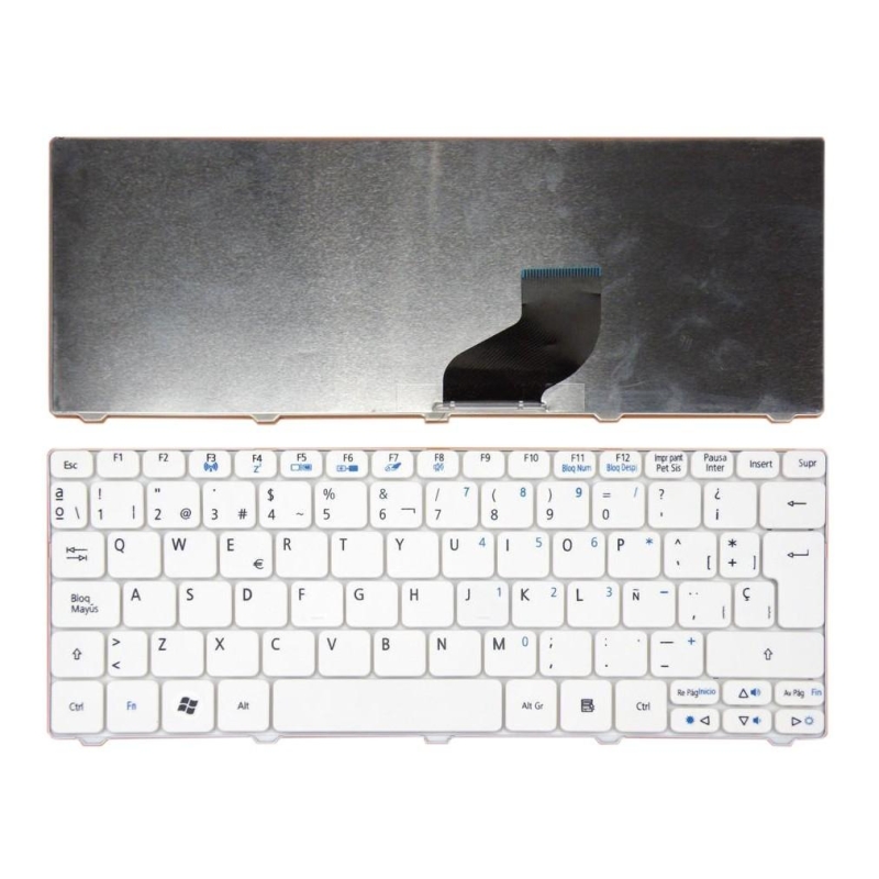 TECLADO PARA PORTÁTIL ACER ONE 532H 521 D255 GATEWAY LT21 BLANCO