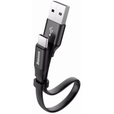 CABLE USB TIPO C 23CM NEGRO