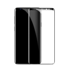 Proteggi schermo in vetro temperato 0,3 mm Samsung S9 Plus nero.