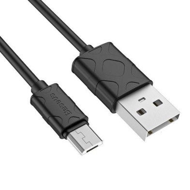 CABLE MICRO USB 1M EN COLOR NEGRO