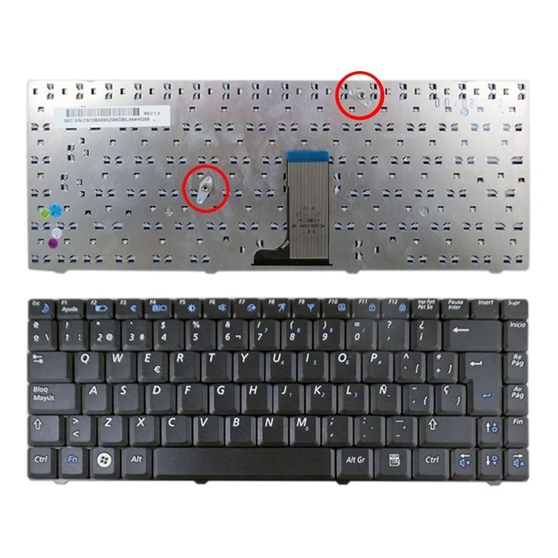 TECLADO PARA PORTÁTIL SAMSUNG R519 NP-R519  V020660AS1 CNBA5902586D