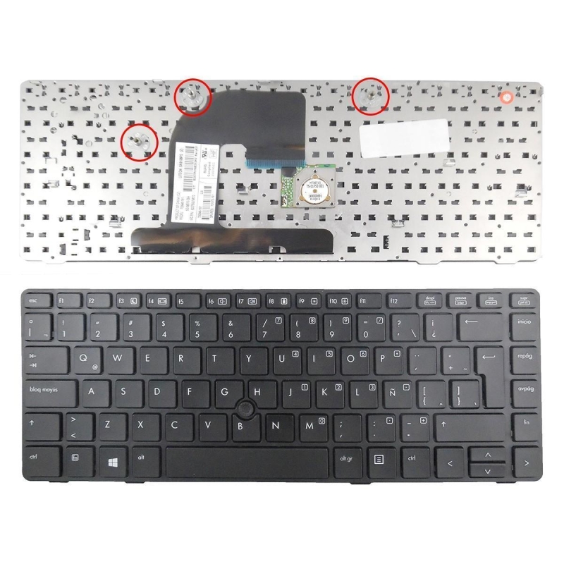 Tastiera per laptop HP Elitebook 8460P | 9Z.N6RSV.20E - 9Z.N6RUV.00S