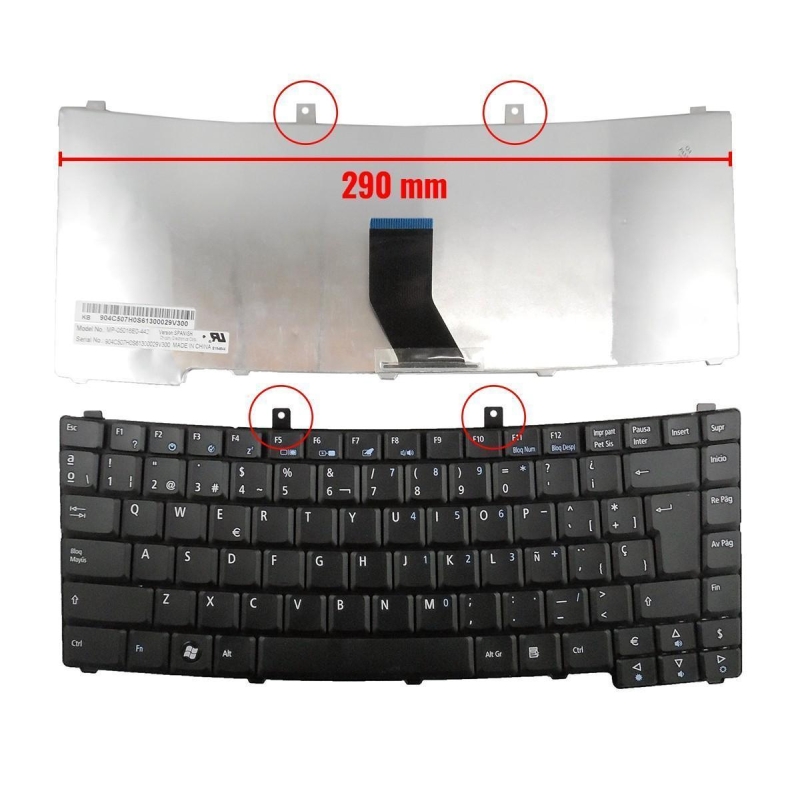 TECLADO ACER AEZB2TNP010 9J.N7082.40S ZB2