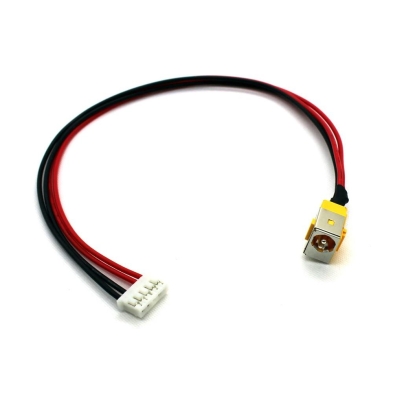 CONECTOR DC JACK CON CABLE PARA PORTÁTIL ACR ASPIRE 5235 SERIES TRAVELMATE 5610 EXTENSA 7200 SERIES