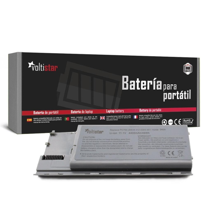 BATERÍA PARA PORTÁTIL DELL LATTITUDE D620/D630 PC764