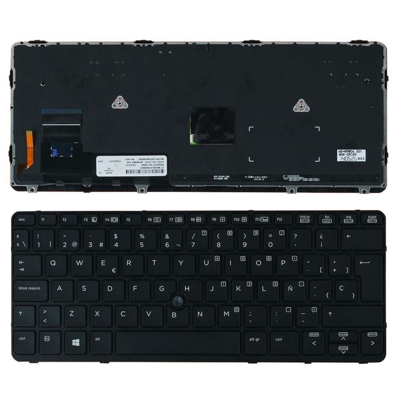 TECLADO PARA PORTÁTIL HP ELITEBOOK 820 G1 RETROILUMINADO