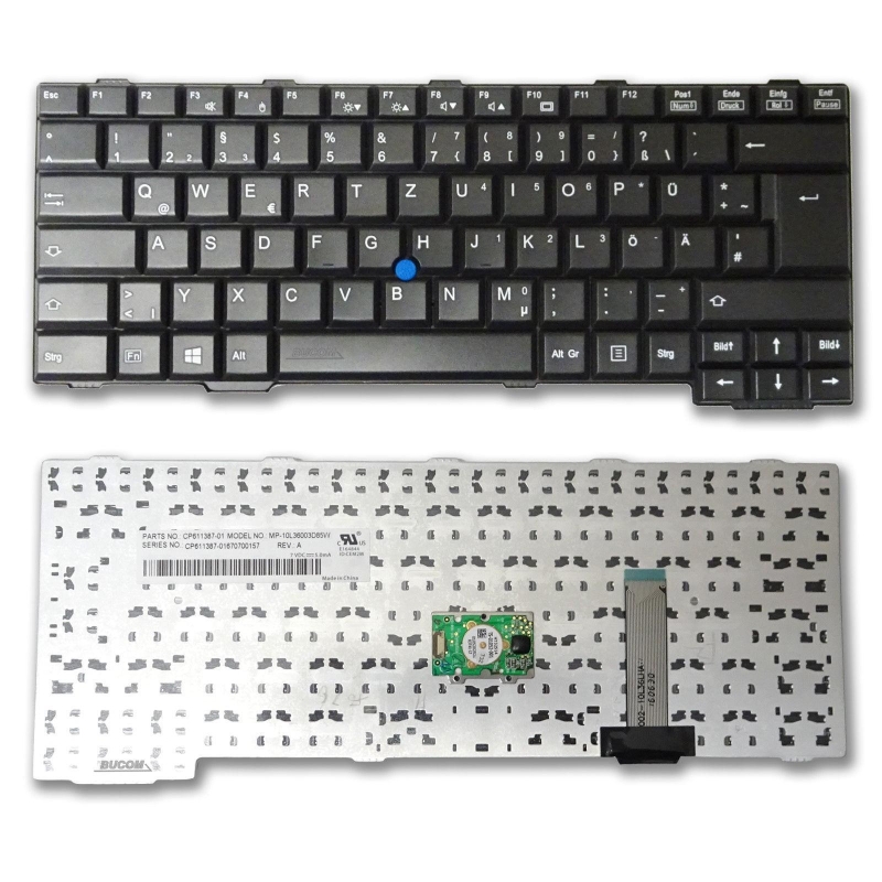 TECLADO PARA PORTÁTIL FUJITSU LIFEBOOK E751 S751 S752 S760 S761 S781 S782 S792 T901 ALEMÁN