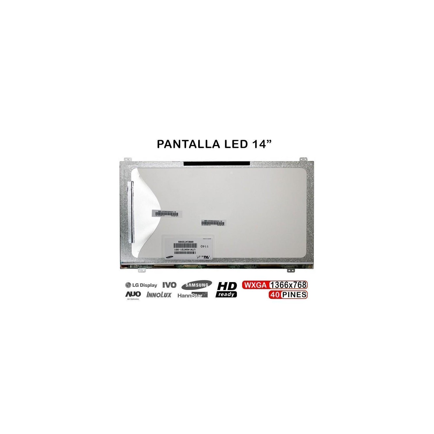 PANTALLA PORTÁTIL LED LTN140AT21 LTN140AT21-804 LTN140AT21-802 LTN140AT21-803