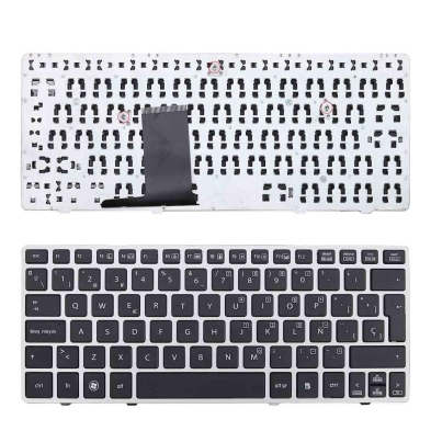 Teclado en cor preto para portatil HP Elitebook 2560P