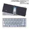 CLAVIER RÉTRO ÉCLAIRÉ POUR PORTABLE HP PAVILION 14-BS 14-BS000 14-BS100 14-BS500 ARGENT SANS CADRE INTRO PETIT
