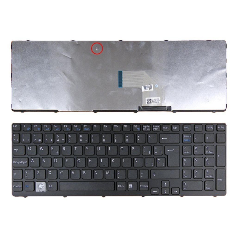 TECLADO PORTÁTIL ASUS MP-07G76E0-528 V090546AK1 04GNQX1KSP00-1