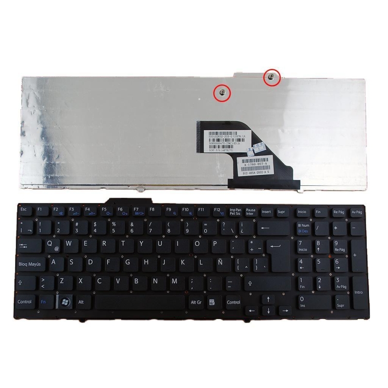 TECLADO PORTÁTIL ASUS MP-07G76E0-528 V090546AK1 04GNQX1KSP00-1