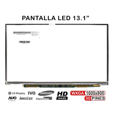 Schermo LED per laptop Sony VAIO serie VPC-Z da 13,1" | B131RW02 V.0