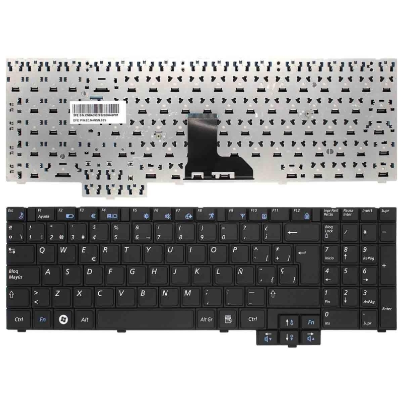 TECLADO PARA PORTATIL SAMSUNG RV510 RV540 P580 R719 R540 R530 NP-R530 NP-R528