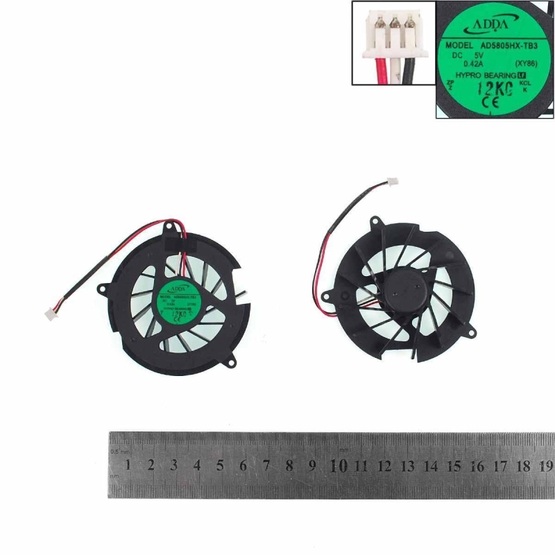 VENTILADOR CPU PARA PORTÁTIL HP PAVILION DV5000 DV8000 SERIES