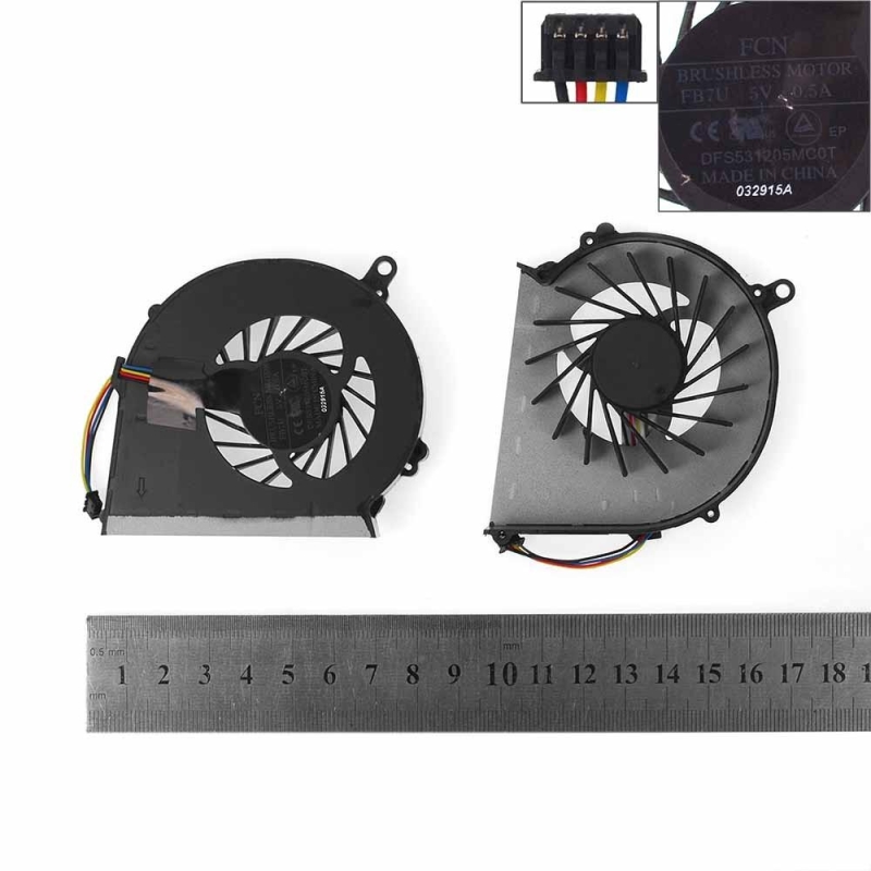 VENTILADOR CPU PARA PORTÁTIL HP G43 G57 G58 Compaq CQ43 CQ57 CQ58 CQ58-100SF 430 431 435 436 