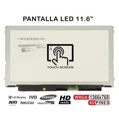 PANTALLA LED DE 11.6" TÁCTIL PARA PORTÁTIL DELL LATITUDE 3160 B116XTT01.0 5NWPY