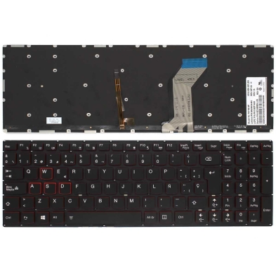 Tastiera retroilluminata per laptop Lenovo Ideapad Y700-15