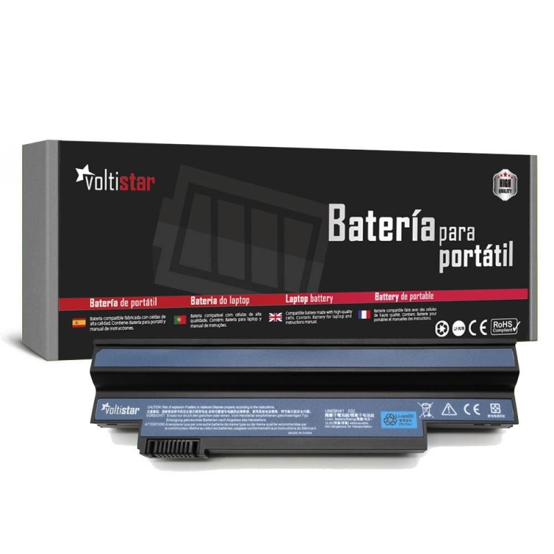 BATERÍA PARA PORTÁTIL ACER ASPIRE ONE 532H 532H-2067 532H-2206 532H-2223 UM09G41 UM09H36