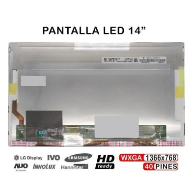 PANTALLA LED DE 14" PARA PORTÁTIL DELL X7JCD 0X7JCD LTN140AT19-201