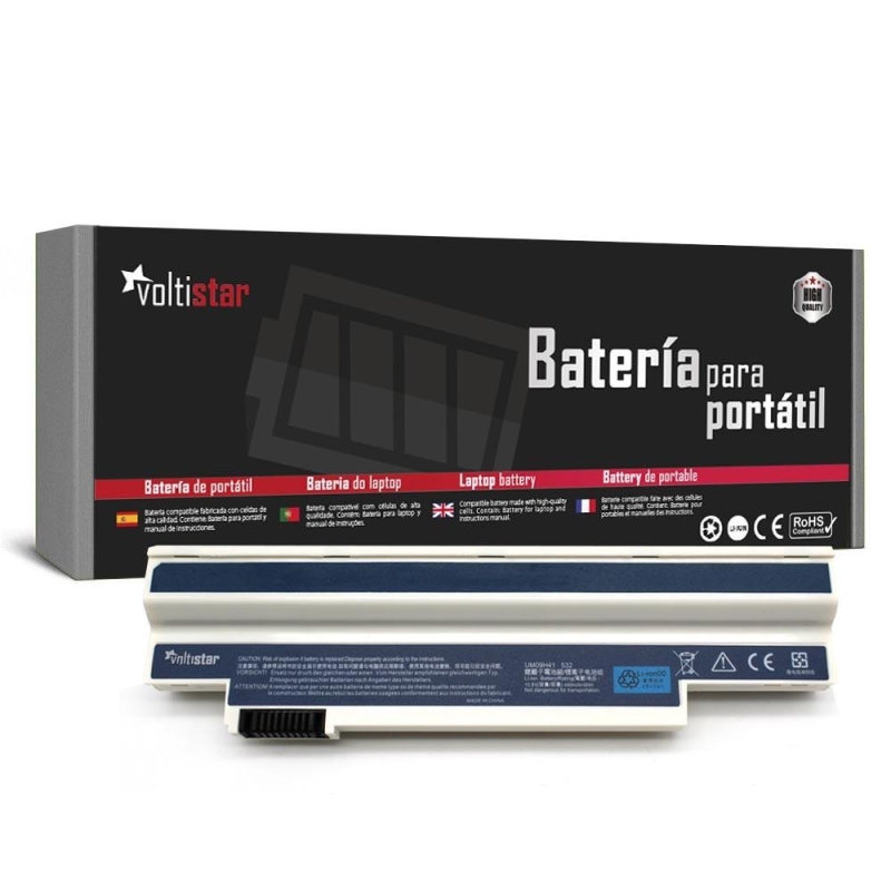 Batteria bianca per laptop Packard Bell Easynote Dot S2