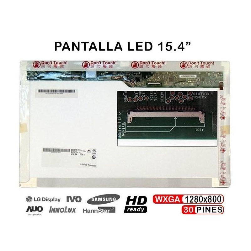 Schermo LED da 15,4" per laptop B154EW09 V1