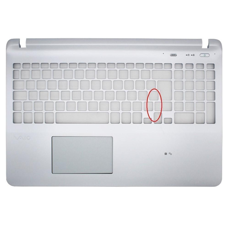 Custodia superiore per laptop per Sony Vaio serie SVF152 bianca V2