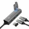 ADAPTADOR HUB USB TIPO C CON 5 PUERTOS USB 2.0 Y USB 3.0 BASEUS