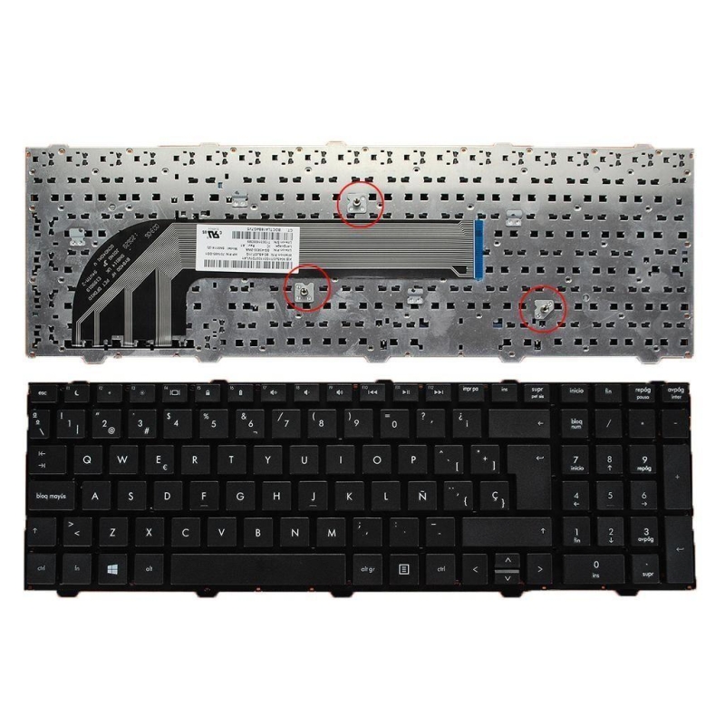 Teclado para HP 4540S 4545S, 683491-001, 90.4SJ07.L01, 904SJ07L01