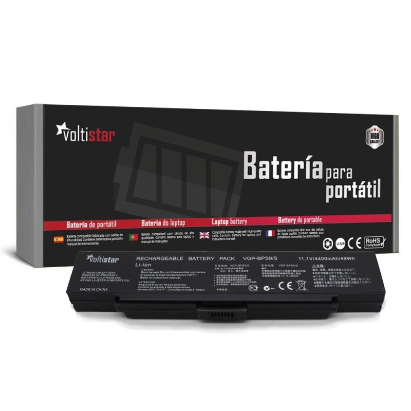 BATERÍA PARA PORTÁTIL SONY VAIO BPS9 BPL9 VGP-BPS9 VGP-BPL9