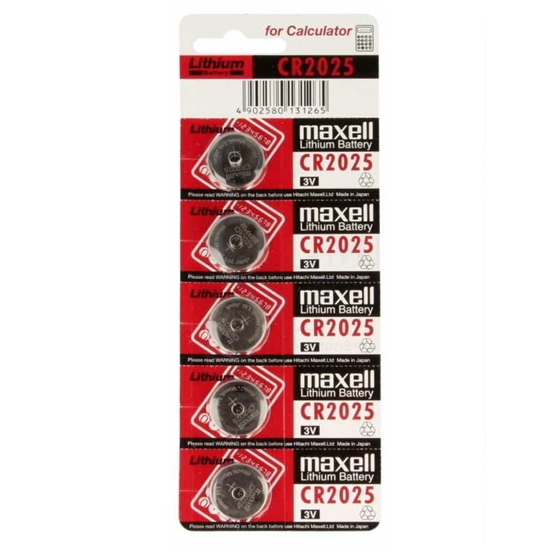 Batteria a bottone al litio Maxell CR2025 3V