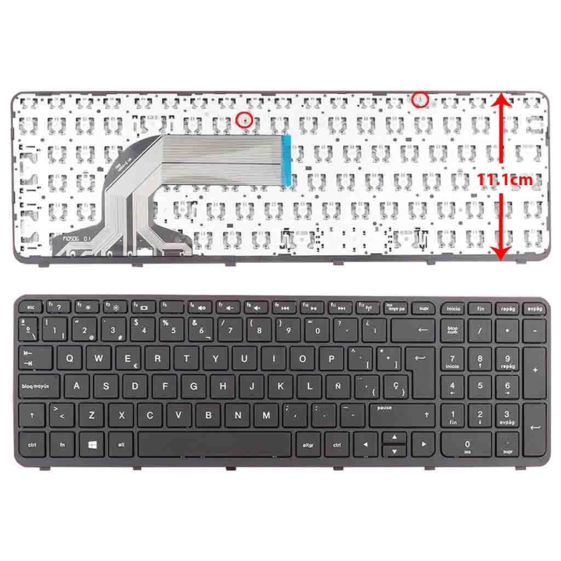 Tastiera HP 350 G1, tastiera per laptop HP 355 G2