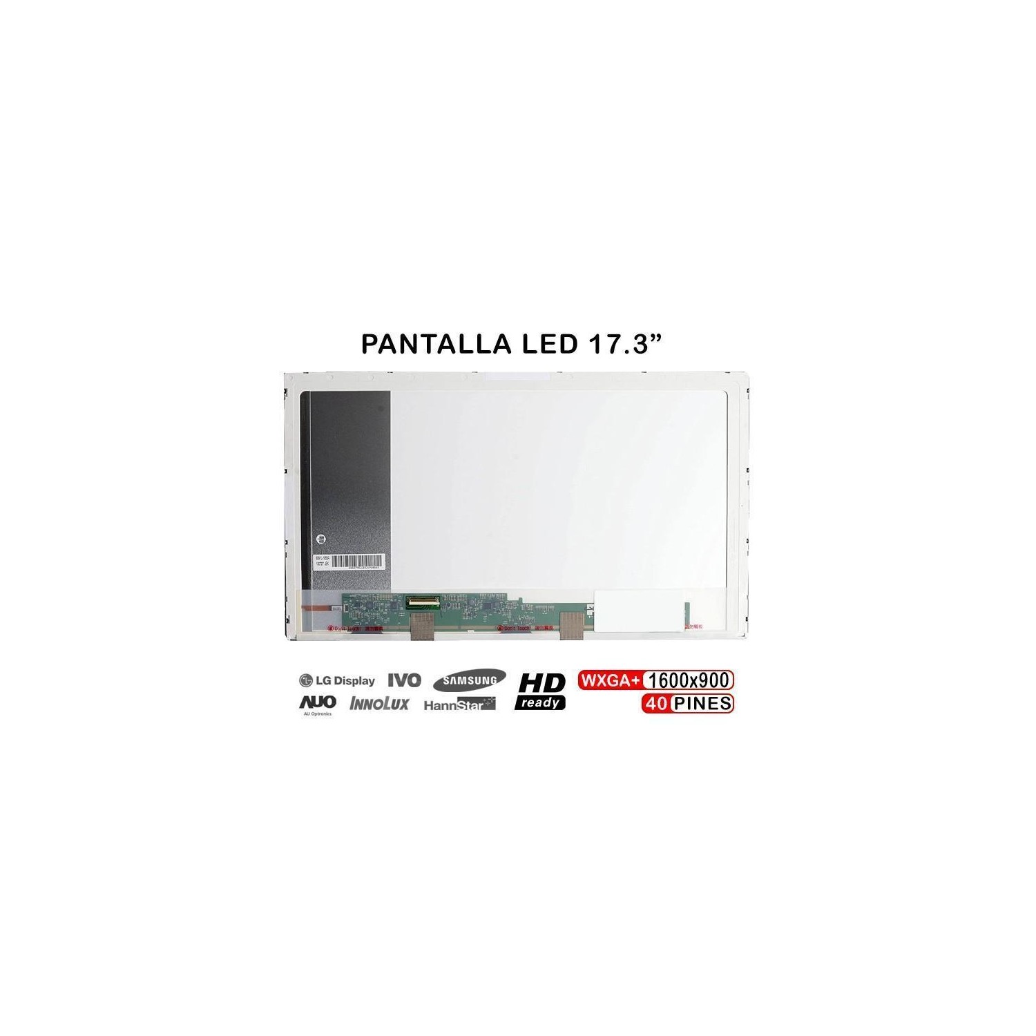 PANTALLA LED DE 17.3" PARA PORTÁTIL N173FGE-L11 40 PINES
